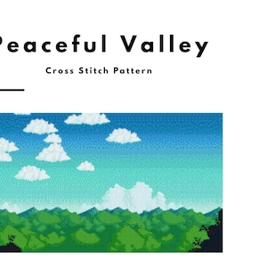 Peaceful Valley - Cross Stitch Pattern
