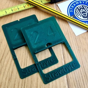 Original Waste Side Jig™ 2.4mm Schnittfuge für Easy Track Saw Schnitte (Paar) inkl. Festool TS75 Aus StrawByte Workshop
