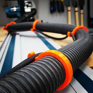 Kabelklem voor vacuüm-/stofafzuigslang 40 mm (set van 6)