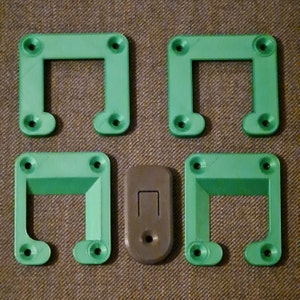 Mounting Kit (Base) for T-Loc Style Systainer Cases (5 Piece Set)