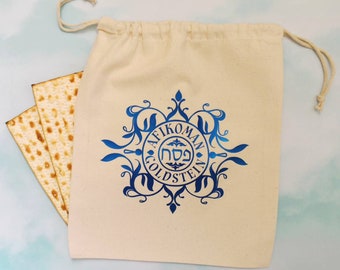 Personalized afikoman bag / Passover gift / Seder hostess gift