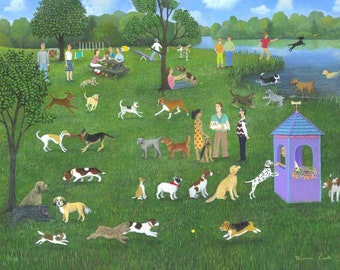 The Dog Park- Giclée Fine Art Print