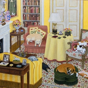 Mrs. Lancaster's Dogs- Giclée Fine Art Print