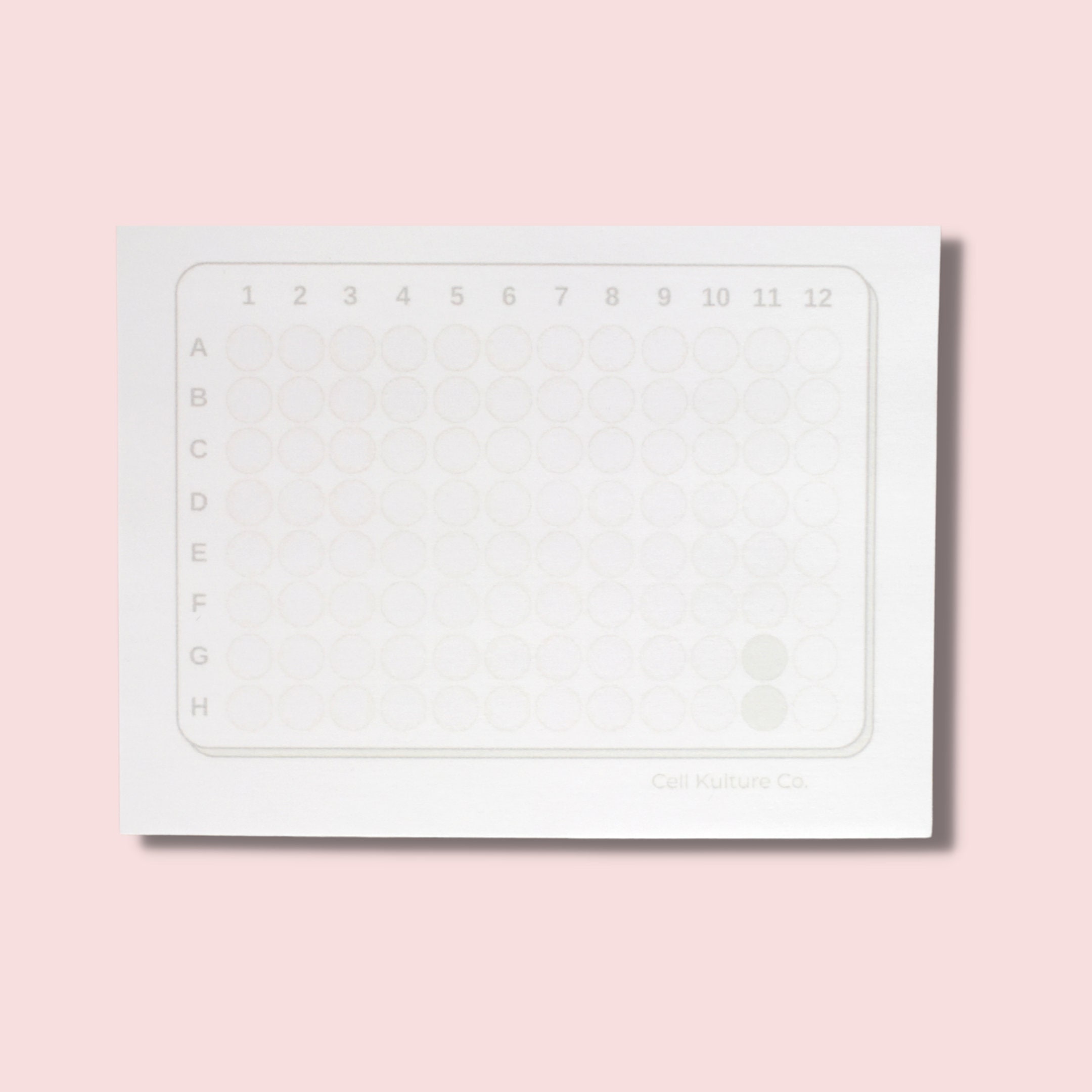 96 Well Plate Science Note Pad Recycled Paper Sticky Notes Etsy