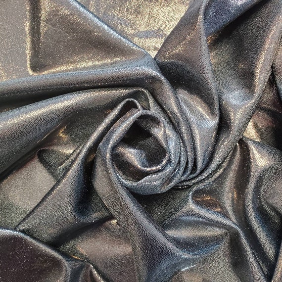 Metallic Jewel-grey Gunmetal 4-way Stretch Fabric Nylon | Etsy