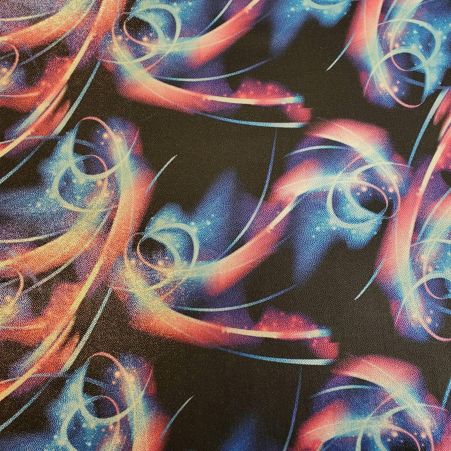 Star Streamers Foil 4Way Stretch Fabric Nylon Spandex all Etsy