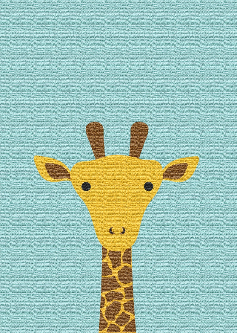 Set of 3 White Framed Nursery Wall Art Prints Cute Safari Etsy UK