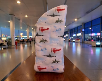 Aeroplane Glasses Case Unique Fabric Suitable for Regular Glasses