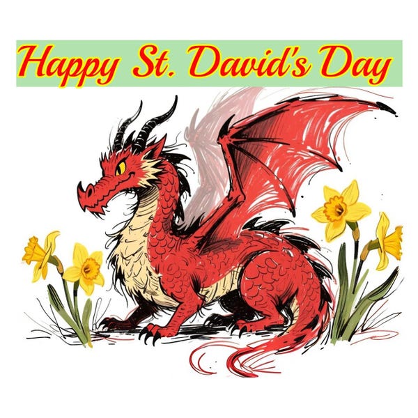 St Davids Day Card - Etsy UK
