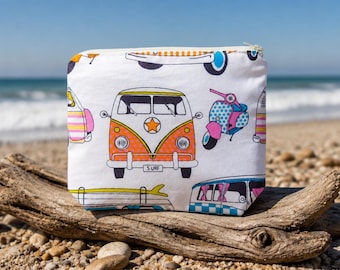 Campervans Make up bag, Glasses Case, Purse or Pencil Case Gift Ideas