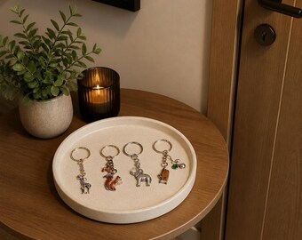 Small Silver Plated Charm Keyrings Lots of Designs