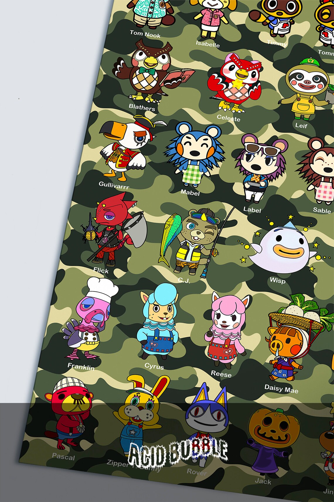 Animal Crossing Art Print Animal Crossing Poster New Horizons Etsy