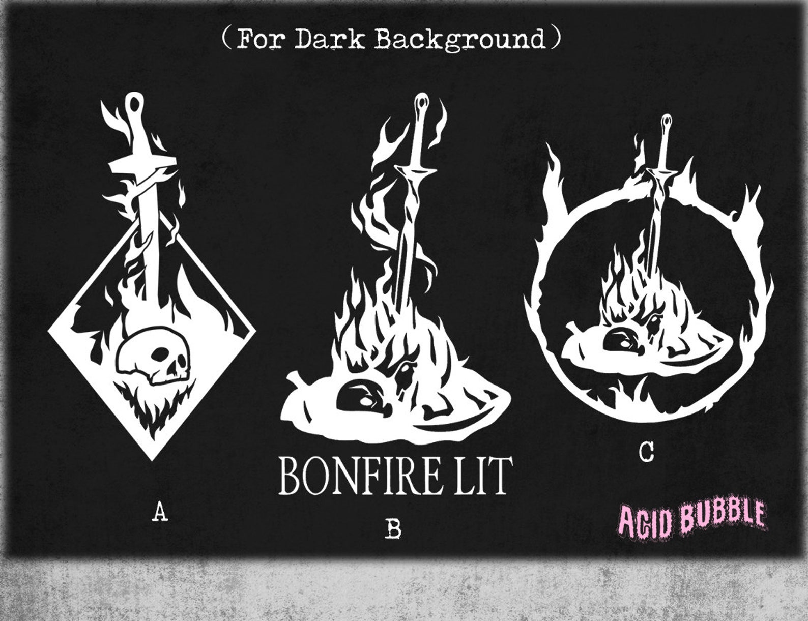  Dark  Souls Decal Sticke Dark  Souls Bonfire Sticker  Vinyl 