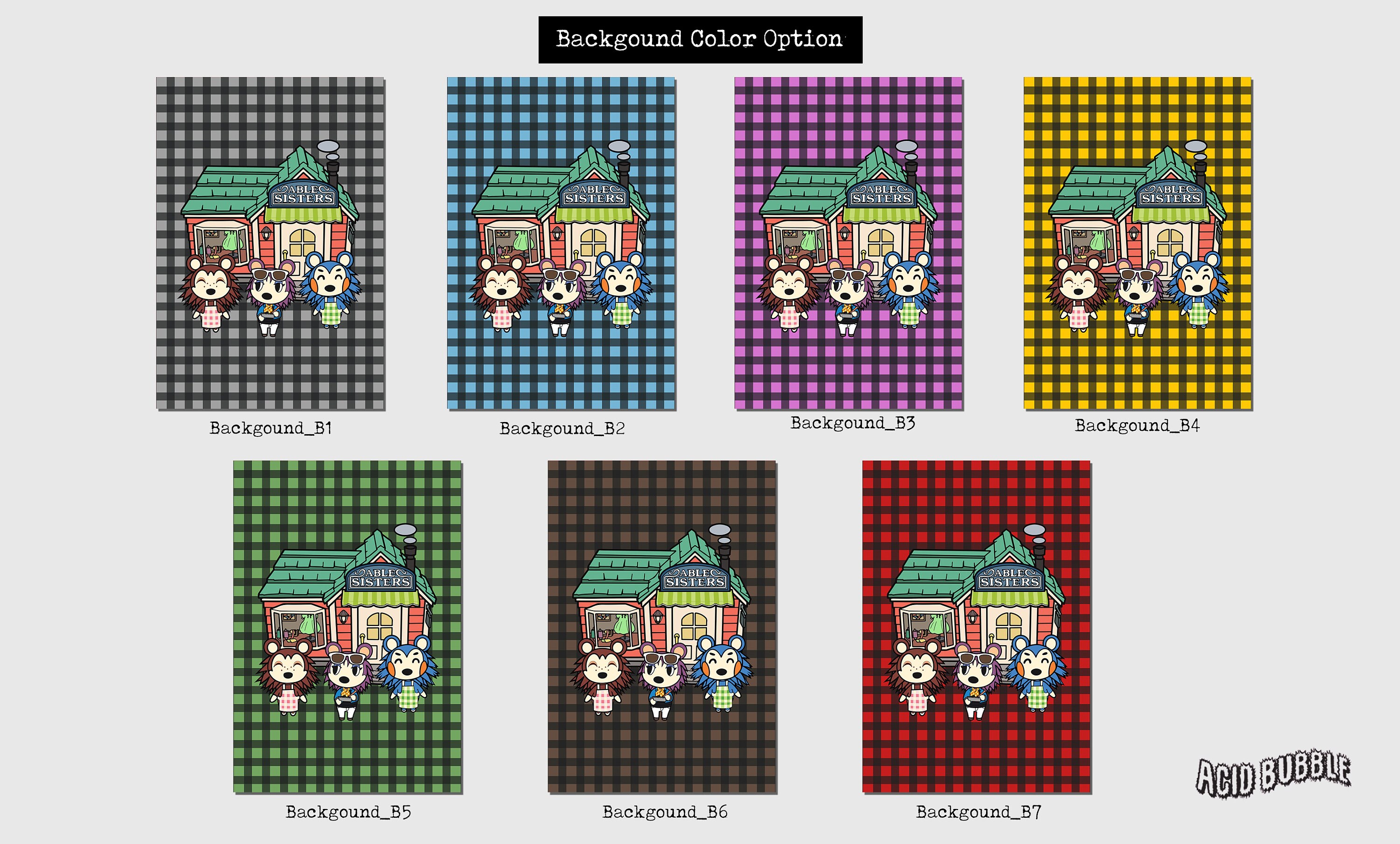 Animal Crossing Able Sisters Poster Animal Crossing Art Animal | Etsy