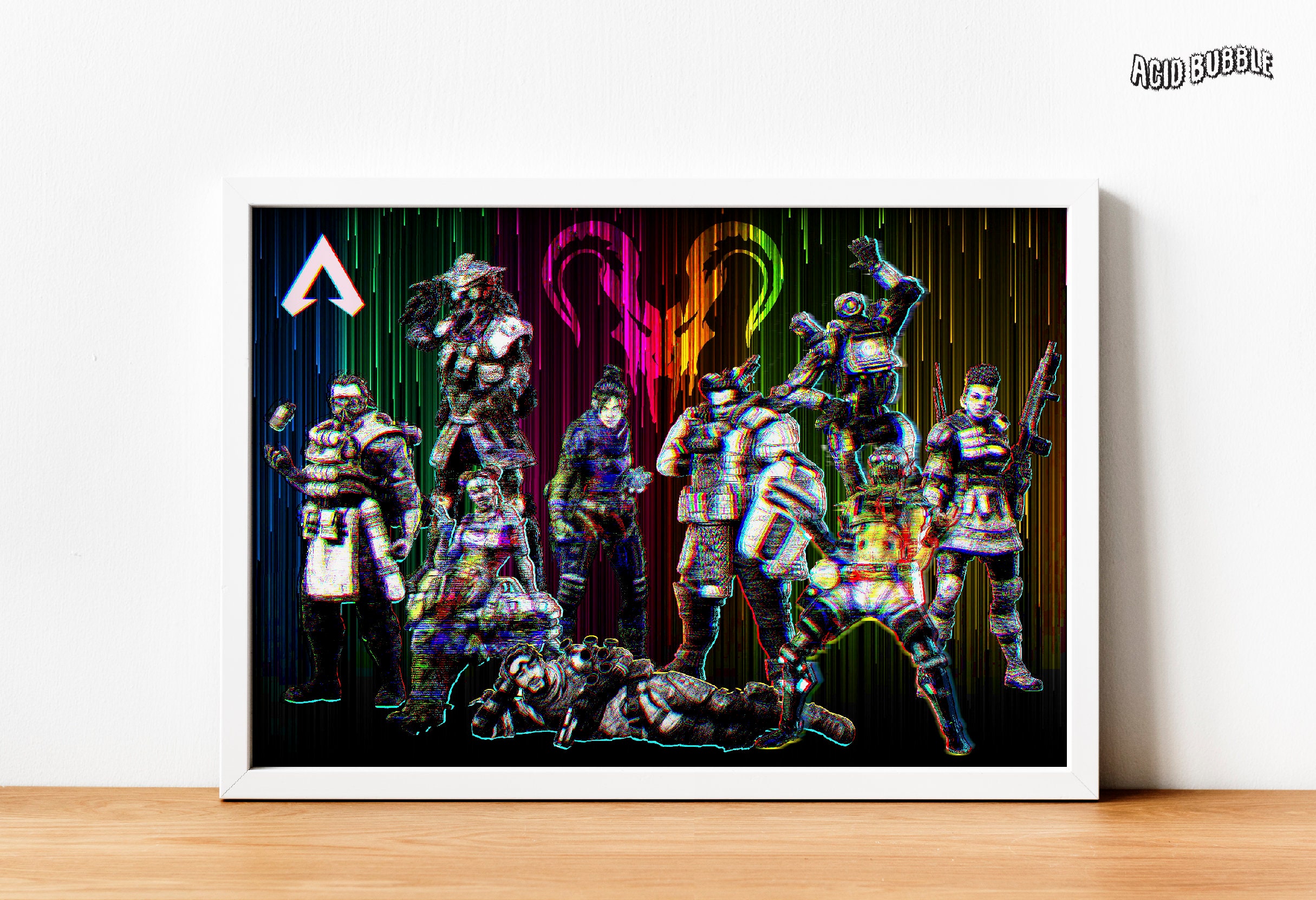 Apex Legends Poster Wall Decor Bangalore Bloodhound Gibraltar Etsy