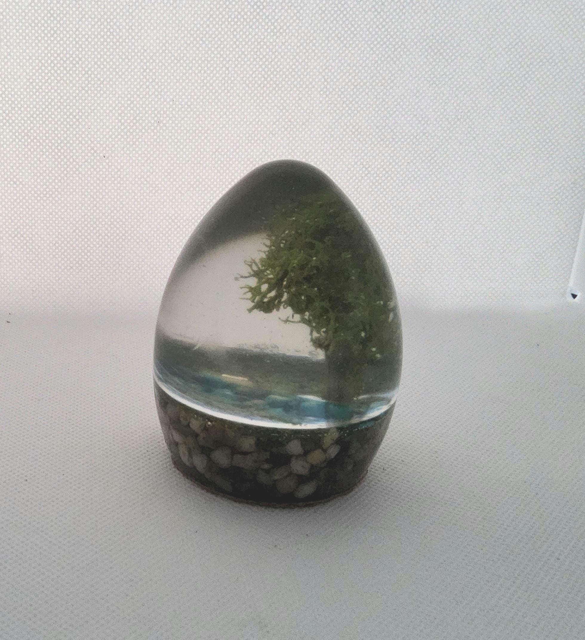 Paperweight/ornament With Tree, and Stream in Epoxy Resin Art - Etsy