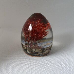 Paperweight/ornament With Tree, and Stream in Epoxy Resin Art - Etsy