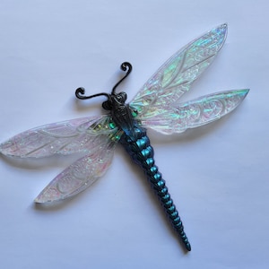 Dragonfly resin wall art