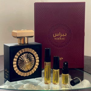 Nebras by Lattafa Parfum Dekantierprobe 1 ml 2ml 3ml 5ml 10ml | Unisex Duftprobe aus dem Nahen Osten