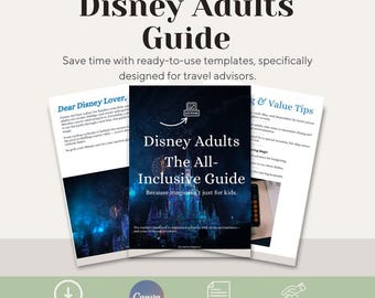 Travel Agent Template: WDW / DLR Adults Guide
