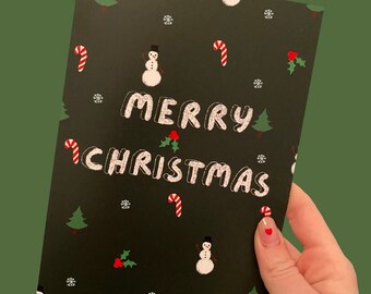 Christmas Doodles Card