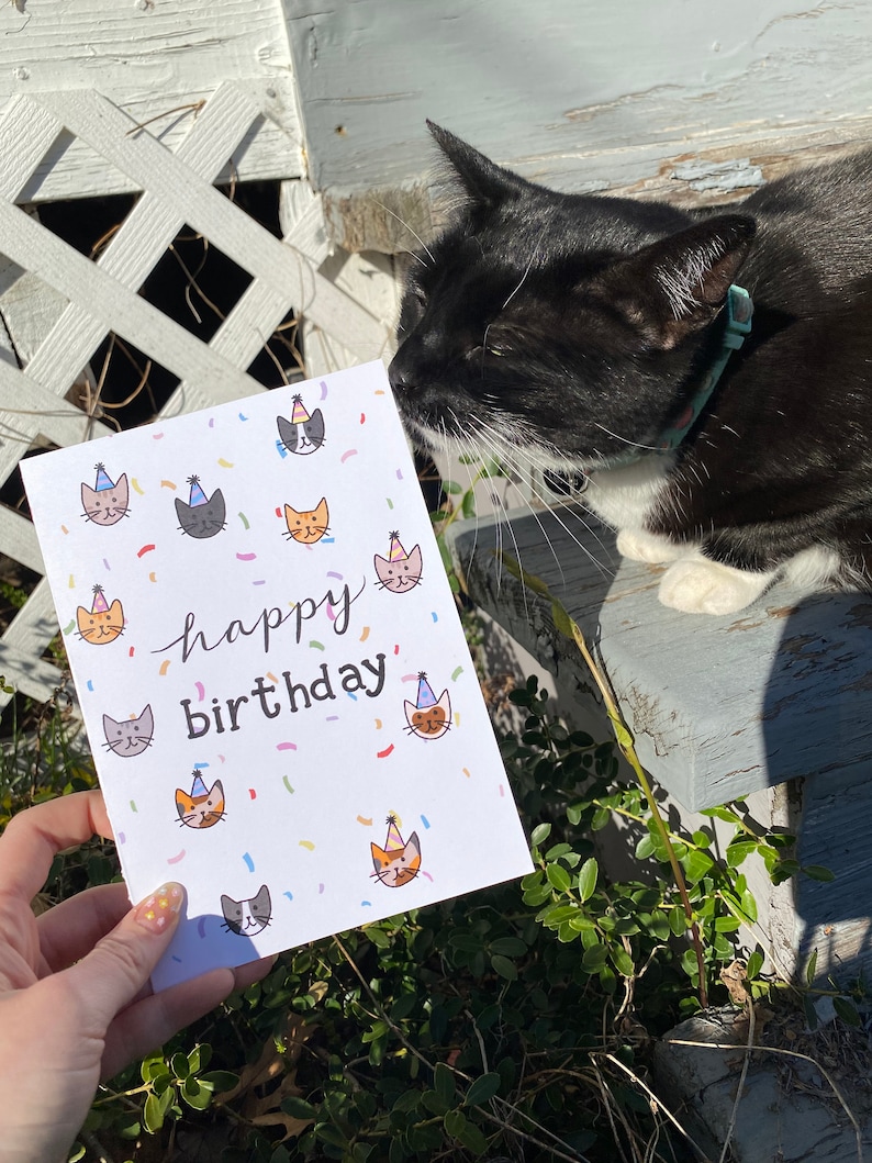 Cat Birthday Card image 2