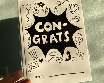 Congrats Doodle Greeting Card