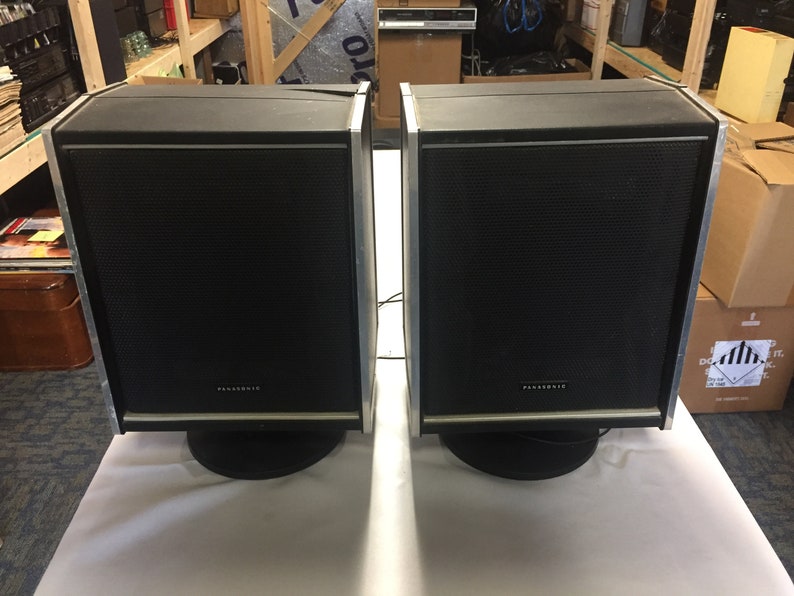 Vintage Panasonic Speakers Pedestal Style | Etsy