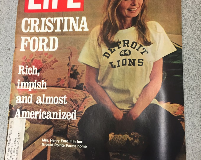 LIFE Magazine "Cristina Ford" June 4, 1971