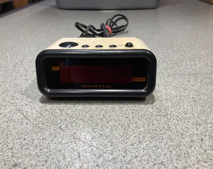 Spartus Alarm Clock  Model No. 1201