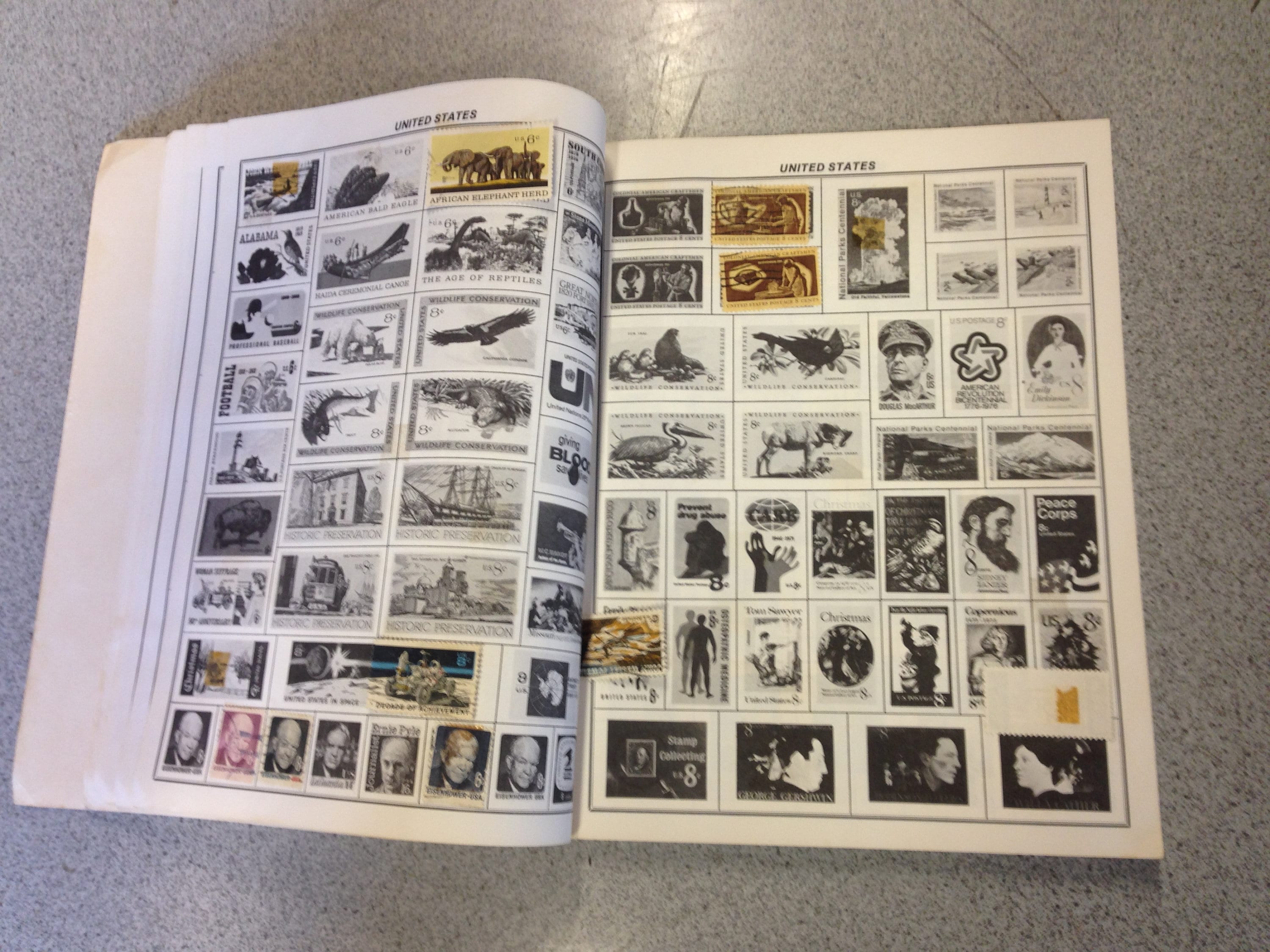 Treat Worldwide Stamp Collecting Book With Stamps. Etsy