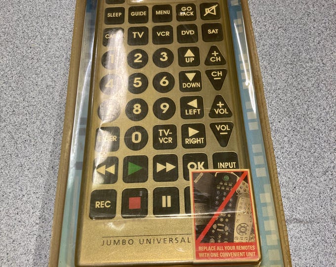 Emerson Jumbo Universal Remote Control. New Old Stock.