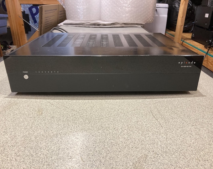 Episode Amplifier Model ea-amp-8d-70a. Powered On But Display Did Not Light Up. Selling As Is...Parts or Repair.