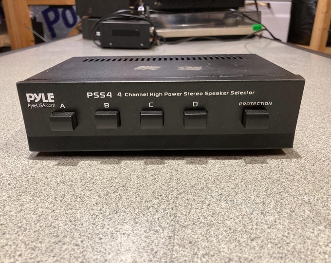 Pyle 4 Channel High Power Stereo Speaker Selector  Model PSS4
