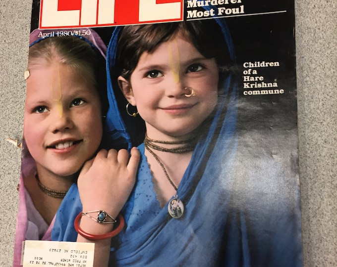 LIFE Magazine "Children Of A Hare Krishna Commune" April 1980