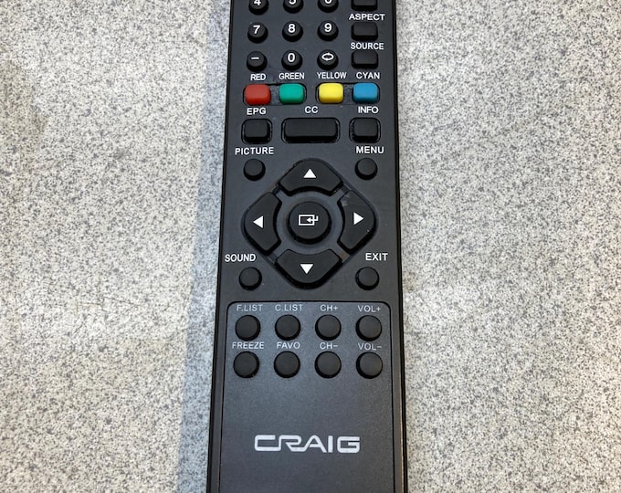 Craig TV Remote Control  CLC503,507,512 512E