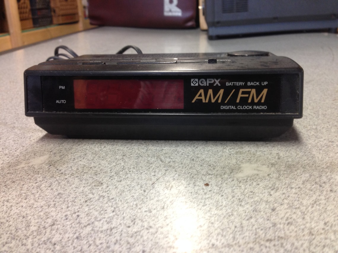 GPX Battery Backup Am/fm Digital Alarm Clock Radio Model D508 Etsy