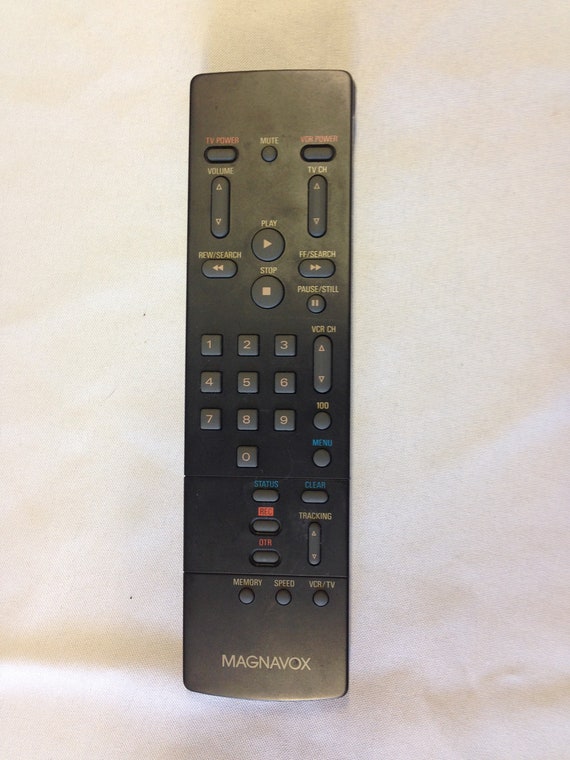 Magnavox Tv Vcr Remote Control Etsy Magnavox Tv Vcr Remote Control Etsy