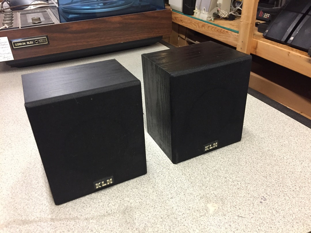 Set of 2 KLH Shelf Speakers Etsy