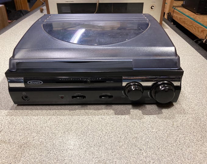 Jensen Record Player  Model JTA-230. Tested & All Functions Work But Will Need New Needle/Stylus. Selling As Is.