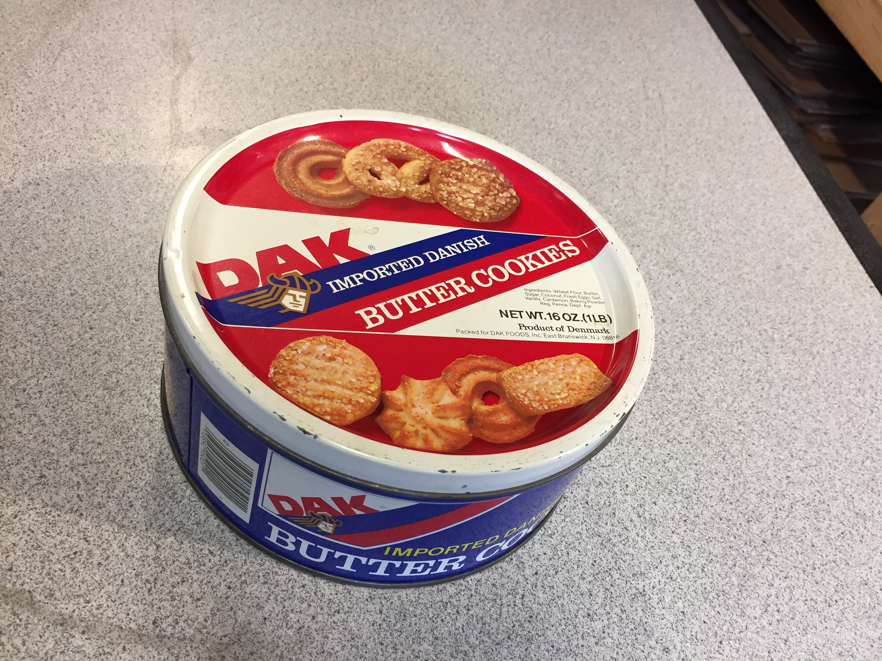 DAK Imported Danish Butter Cookies 16oz. Tin Etsy