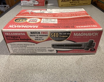 Magnavox DTV Digital To Analog Converter with Remote.  Model: TB11OMW9A