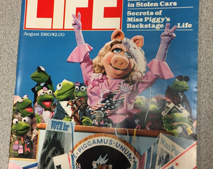 LIFE Magazine "Secrets Of Miss Piggy's Backstage Life" August 1980