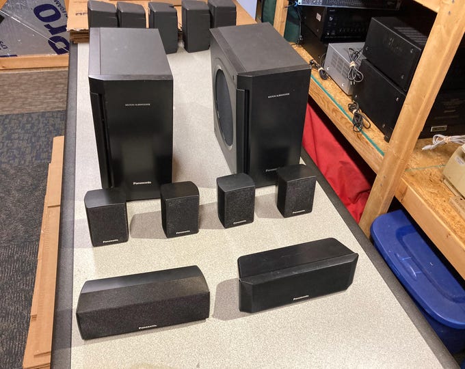 Panasonic Kelton Subwoofer Surround Speaker System Model SB