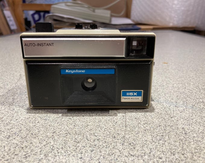 Keystone Auto-Instant Film Camera  115X. Made In The USA