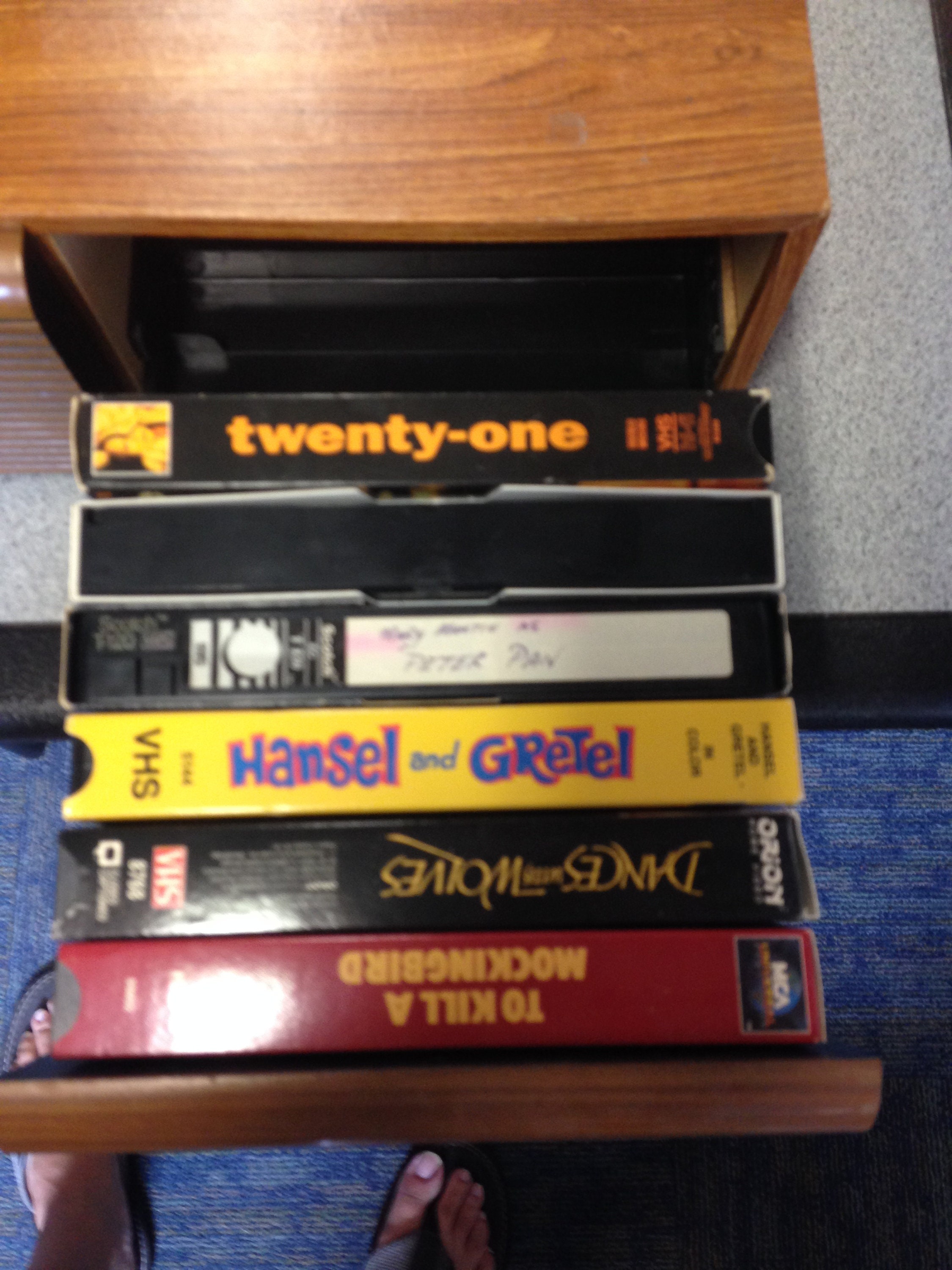 VHS Tape Storage Boxes