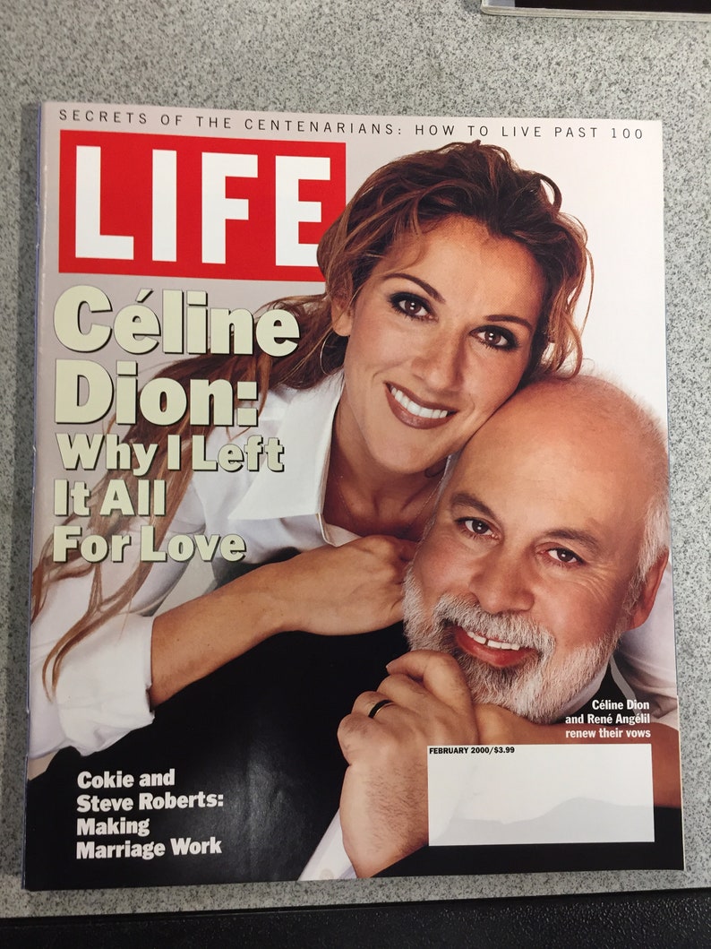 Life Magazine Celine Dion February 00 Etsy