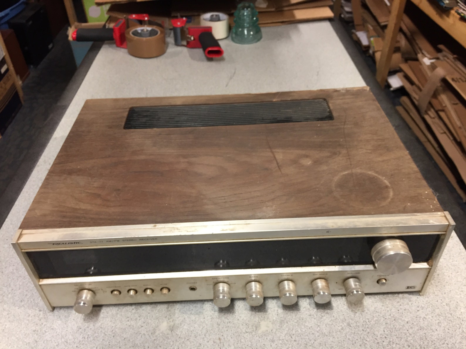 Realistic Stereo Receiver Model STA77. AS IS. Etsy