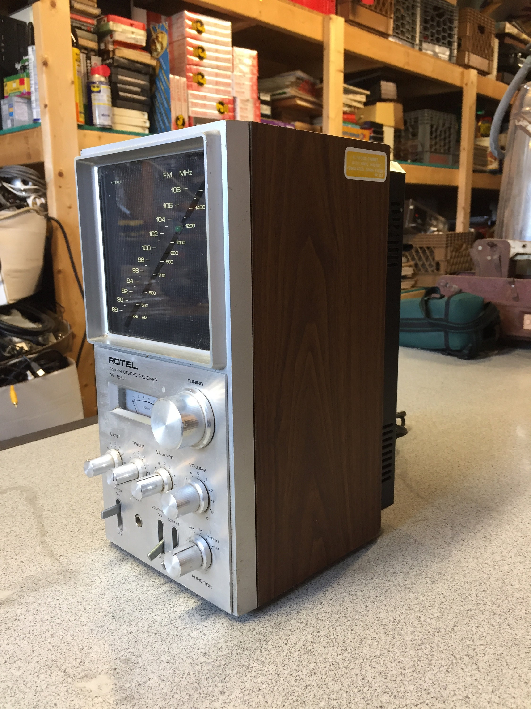 Rotel am/fm Stereo Receiver Model RV555 Etsy