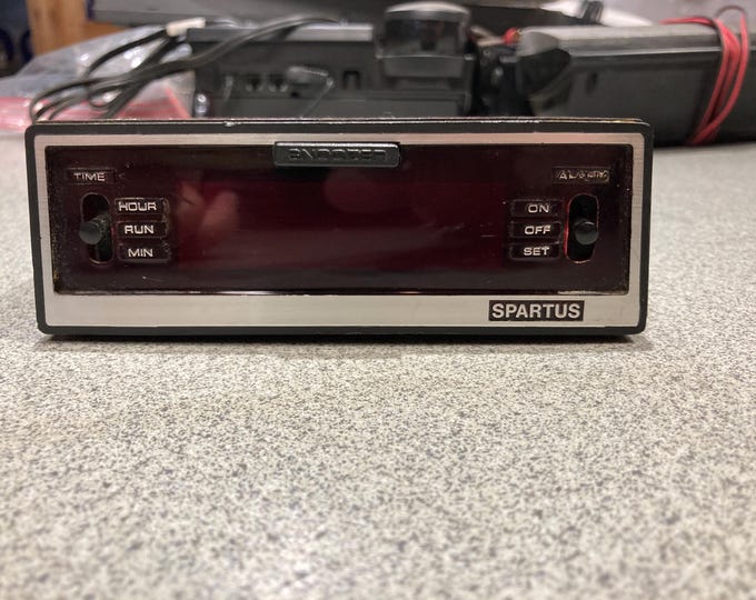 Spartus Digital Alarm Clock. Tested & Works.